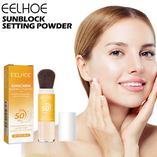 Setting Powder for Daily Makeup Natural Lightweight Breathable Oil Control Long Lasting Non Detaching Makeup Powder
