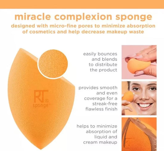 New Real Techniques Makeup Brashes Set Foundation Smooth Blender Sponges Puff DE