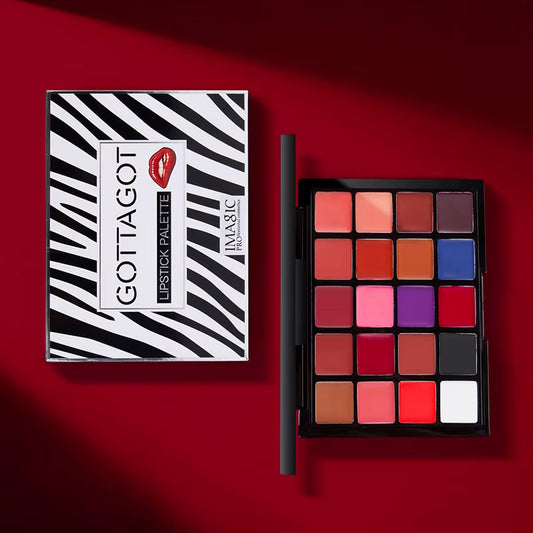 20 Colors Lipstick Palette Matte Velvet Lip Makeup Long Lasting Lip High Pigmented