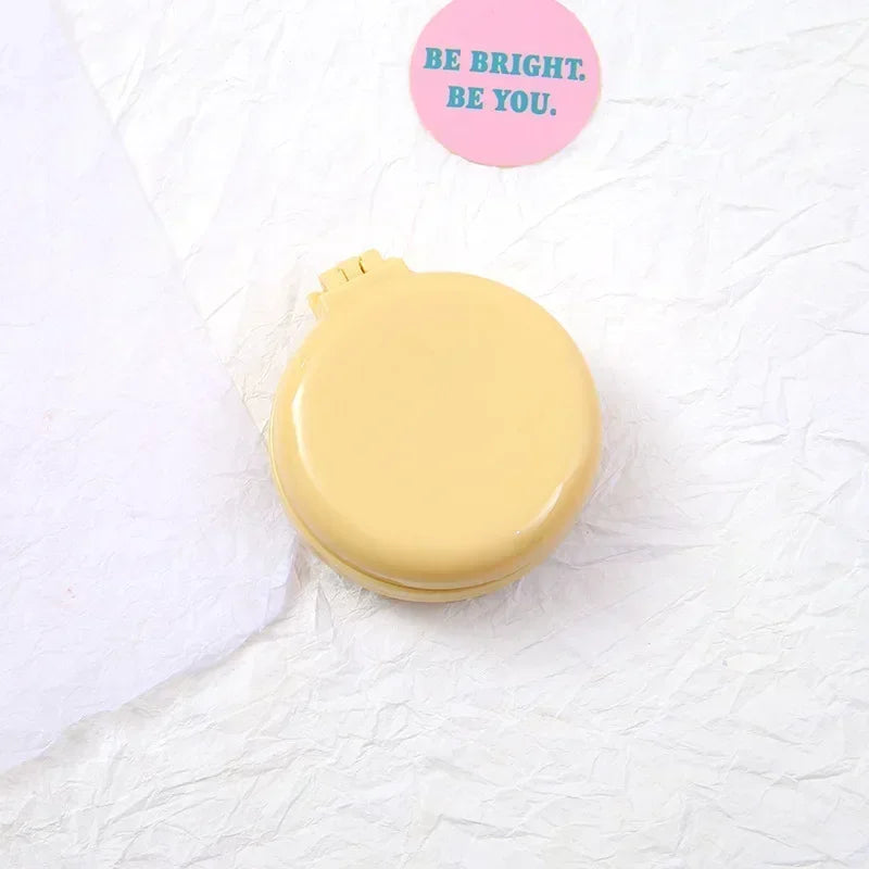 1 Pcs Small Size Hair Comb with Folding Mirror Traveling Portable Massage Folding Comb Women Girl Hair Brush Styling Tools