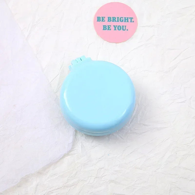 1 Pcs Small Size Hair Comb with Folding Mirror Traveling Portable Massage Folding Comb Women Girl Hair Brush Styling Tools