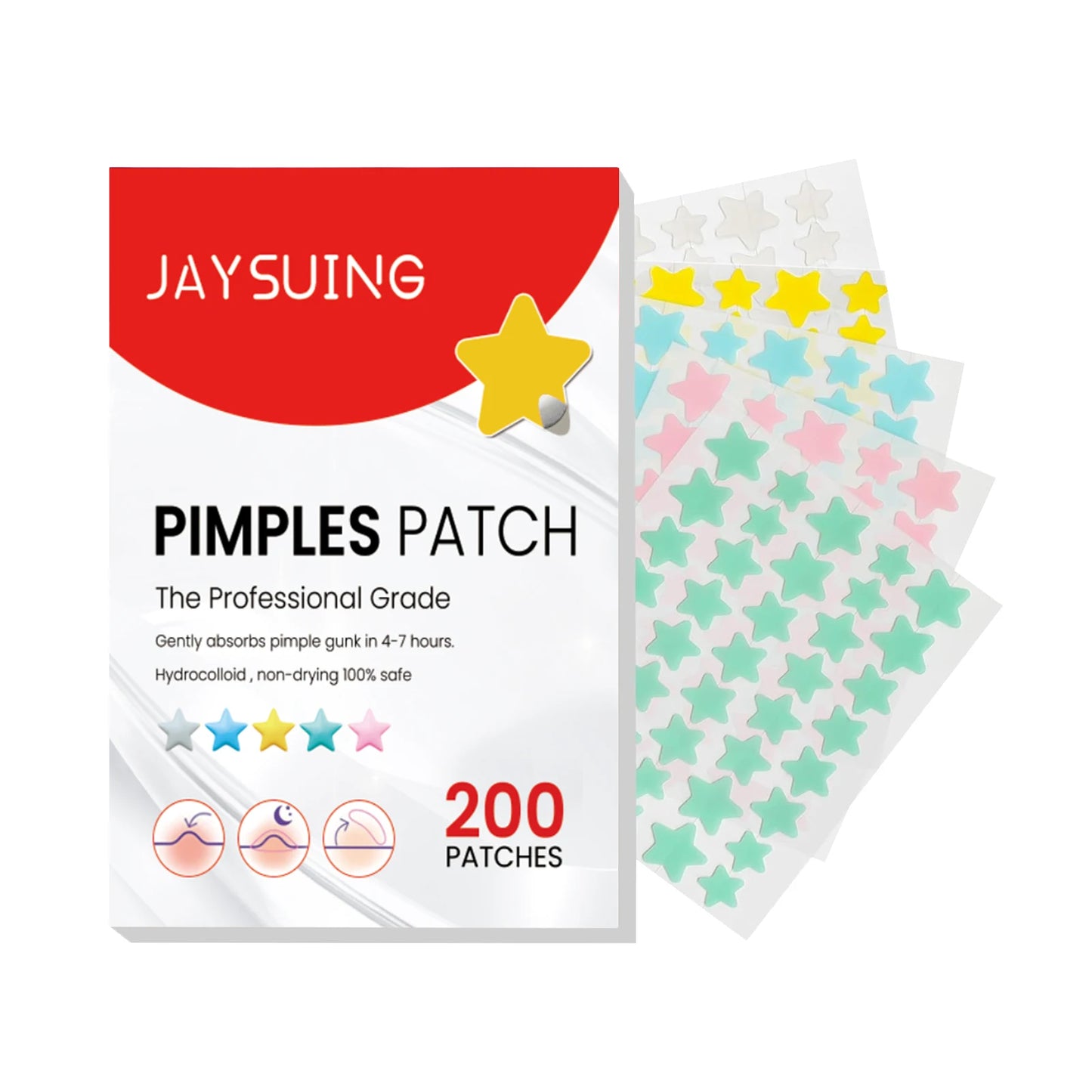 Pimple Patches Deep Clean Gentle Non-Irritating Facial Treatment Acne Removal Waterproof Beauty Skincare Concealer Pimple Marks