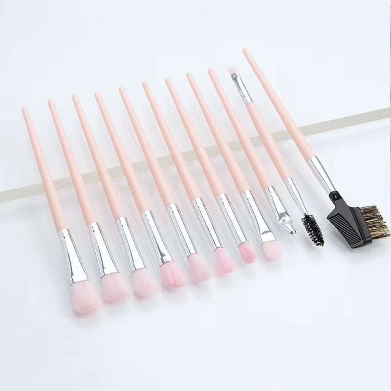 12PCS Makeup Brushes Set Brochas Maquillaje Pincel De Maquiagem Kit Rangement Maquillage Beauty Makeup Tools
