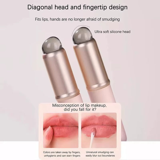Cover Lip Mask Applicators Lip Gloss Brush Lipstick Brush Makeup Beauty Tool Mini Silicone Lip Brush Concealer Brushe With