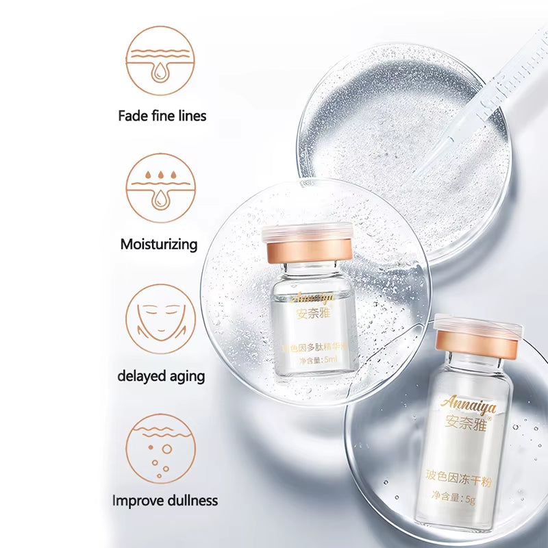 Facial Collagen Peptide Essence Mask Kit Hyaluronic Acid Moisturising Firm Lift Pore Shrinkage Skin Rejuvenation Skin Care