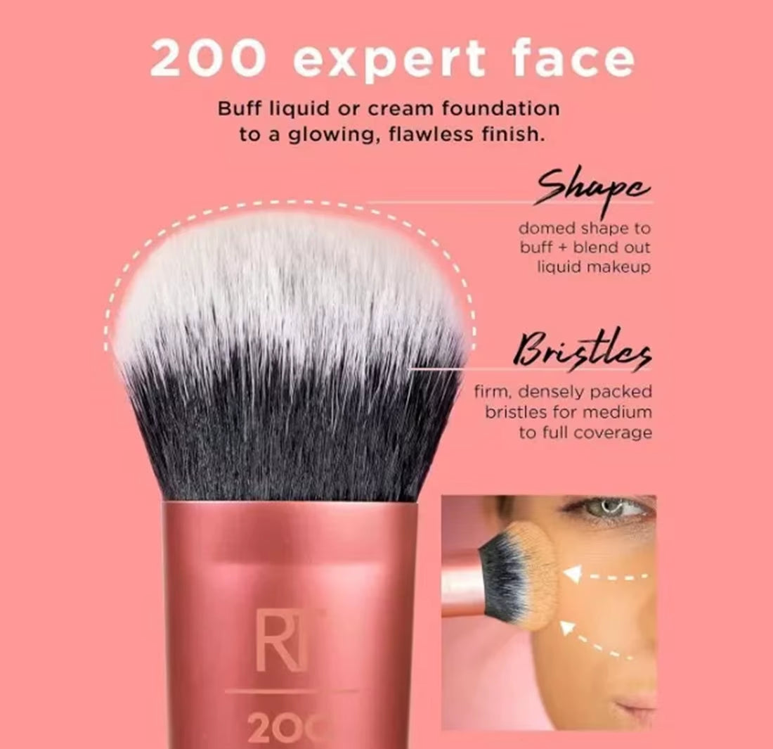 New Real Techniques Makeup Brashes Set Foundation Smooth Blender Sponges Puff DE