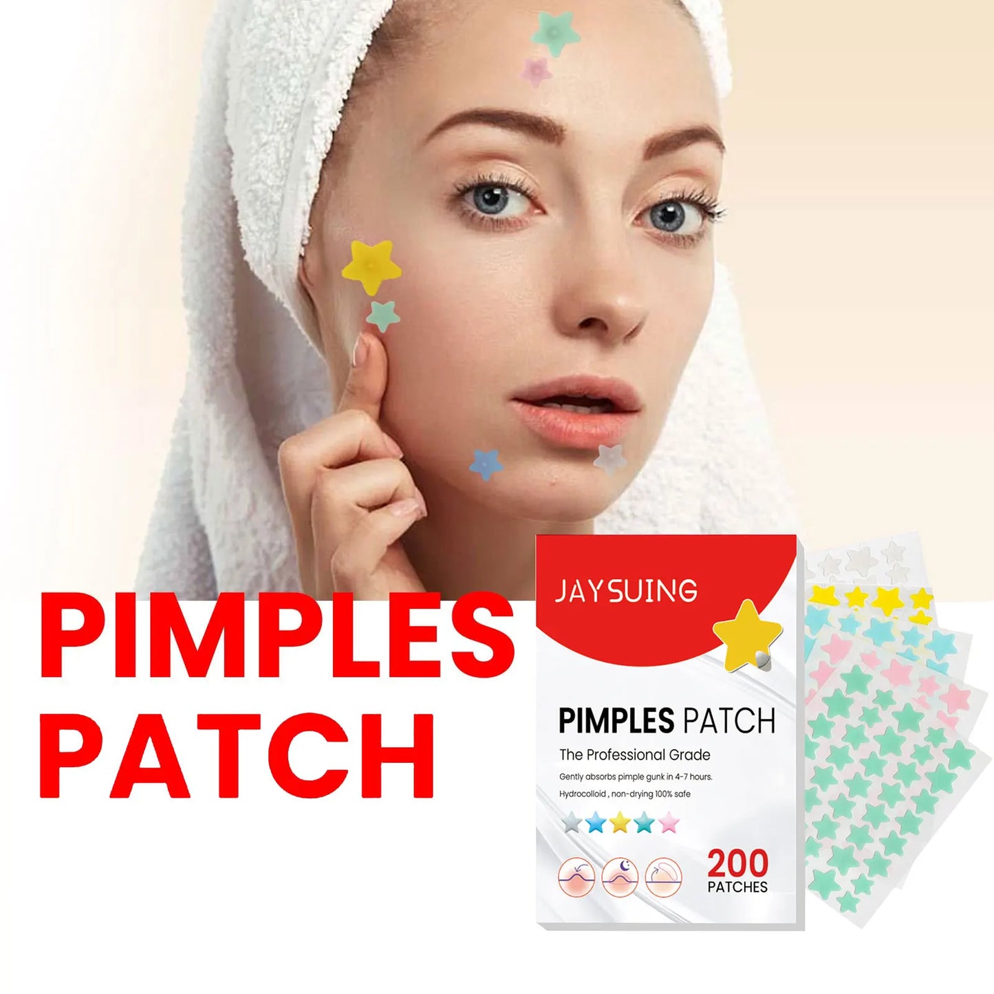 Pimple Patches Deep Clean Gentle Non-Irritating Facial Treatment Acne Removal Waterproof Beauty Skincare Concealer Pimple Marks