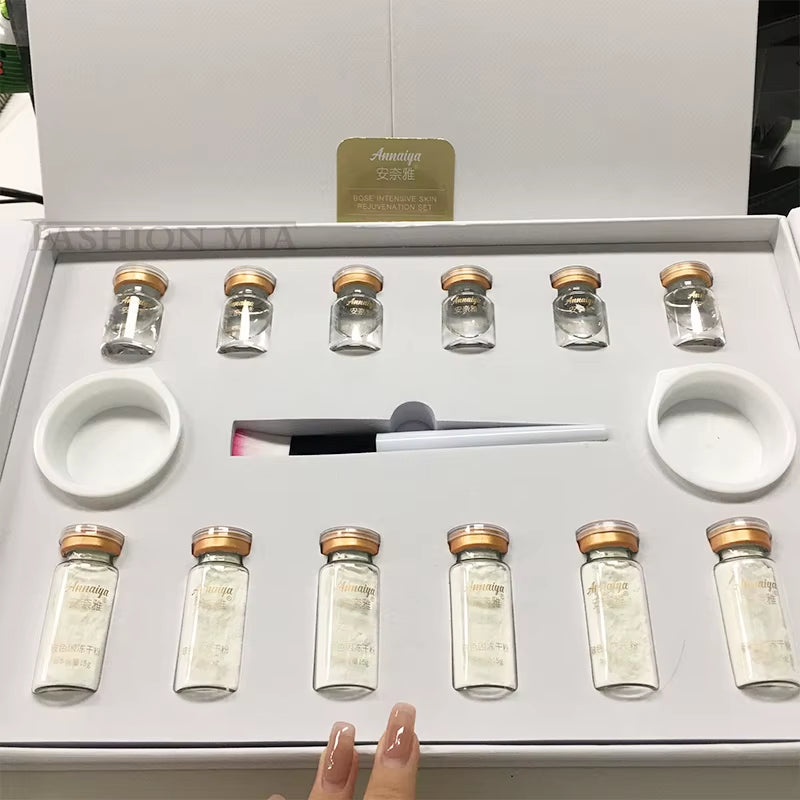 Facial Collagen Peptide Essence Mask Kit Hyaluronic Acid Moisturising Firm Lift Pore Shrinkage Skin Rejuvenation Skin Care