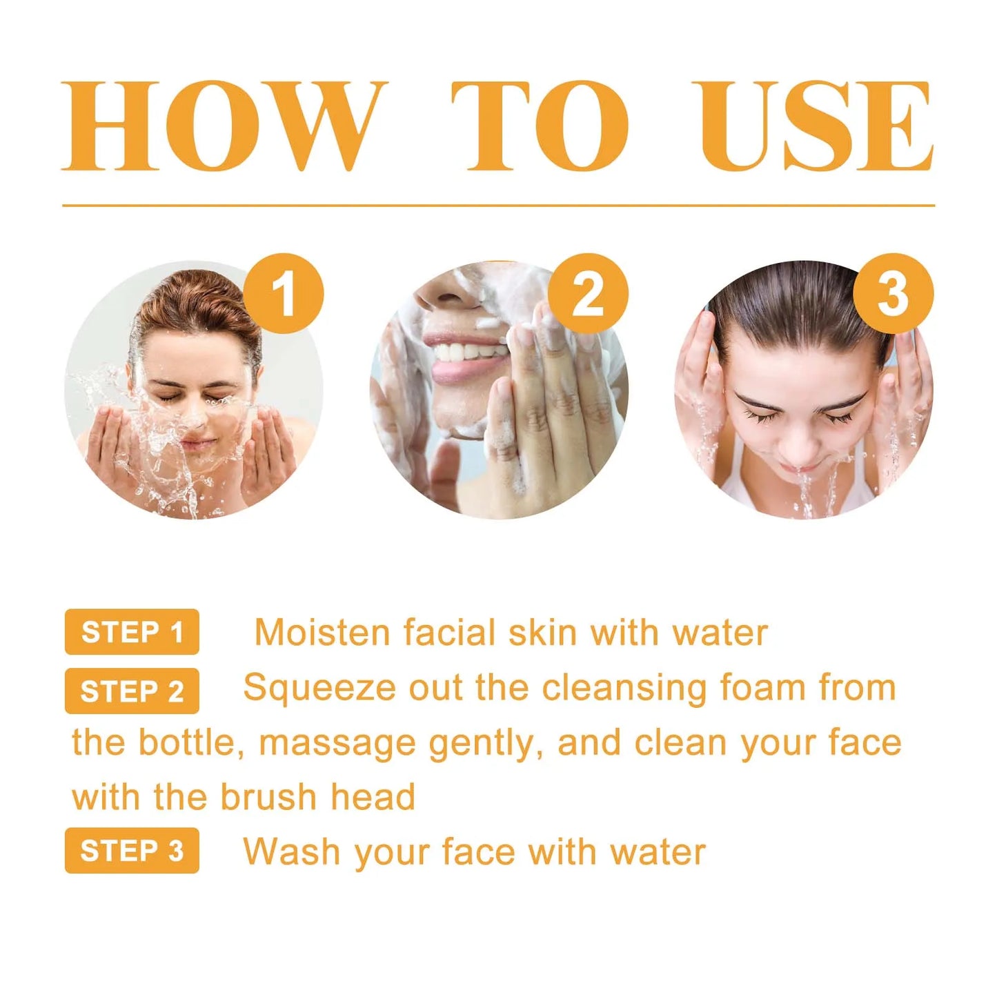 Turmeric Cleansing Milk Deeply Cleanses Facial Skin Reduces Acne Marks Moisturizes Cleaning and Brightens the Complexion