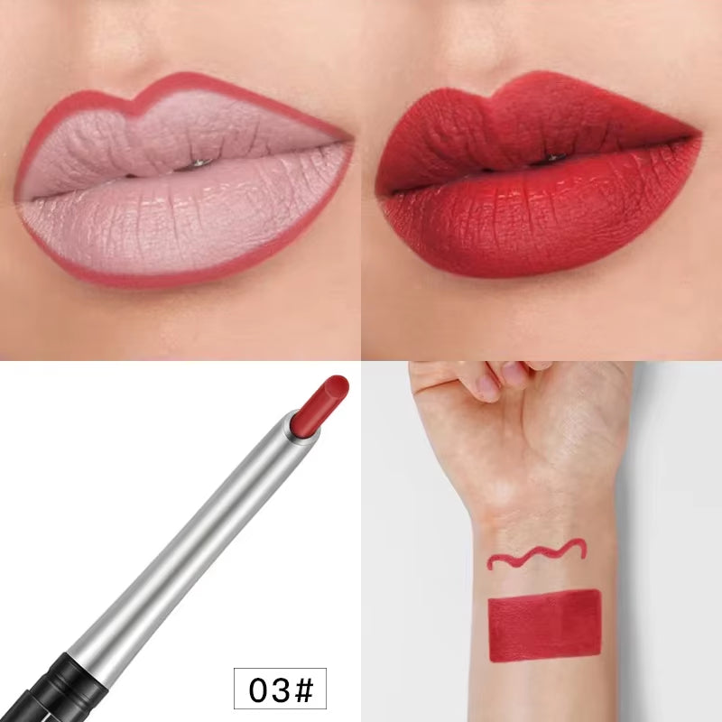 Pudaier Matte Lip Liner Pencil Waterproof Nude Sexy Lipstick Long-Lasting Women Makeup Eyes Lipliner Contour Crayon Levre